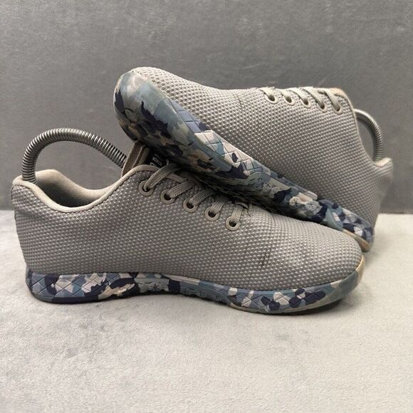 NOBULL Superfabric Trainer Womens Size 7 Shoes Gray Blue Training CrossFit Gym - Picture 5 of 8